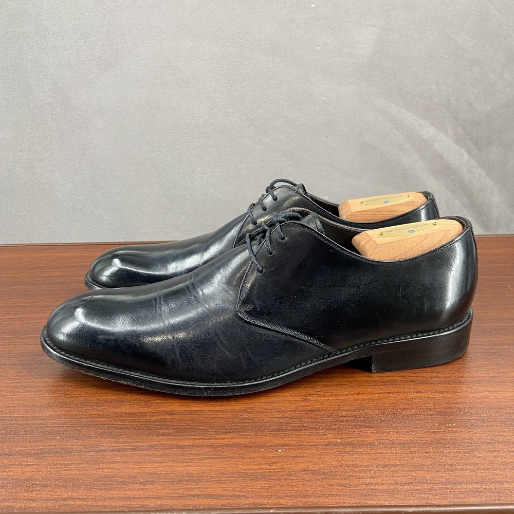 To Boot New York Winston 1898 Mens 9.5 Dress Shoes Black Leather Lace Up Derby